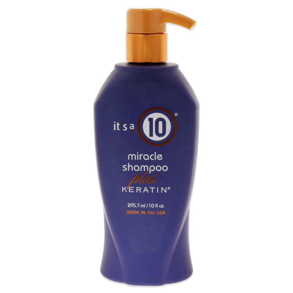 Miracle Shampoo Plus Keratin by Its A 10 for Unisex - 10 oz Shampoo